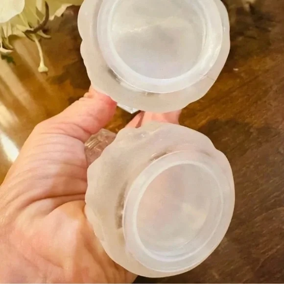 VINTAGE Elegant PAIR OF LENOX SALT & PEPPER Shakers 
Light House Home
FROSTED - Picture 2 of 3